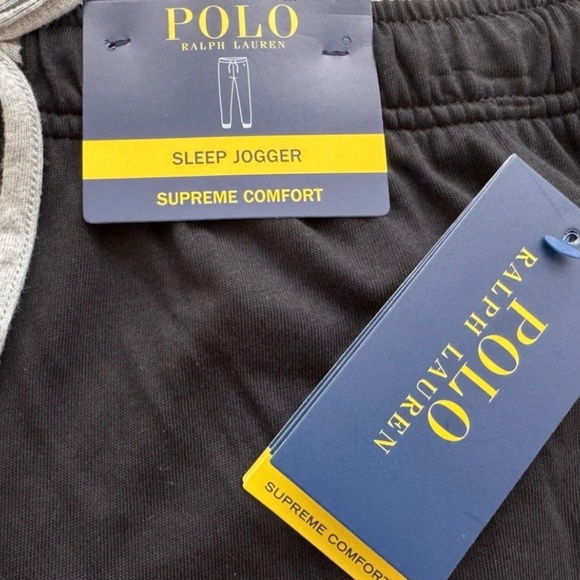 Polo Ralph Lauren Supreme Comfort Sleep Jogger Pants Men's M Black NEW NWT - Picture 3 of 6
